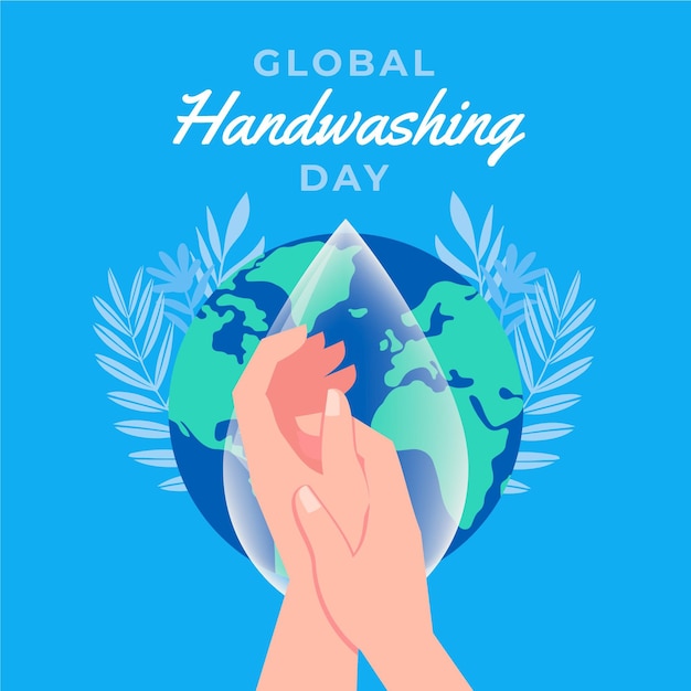 Premium Vector Global Handwashing Day Illustration