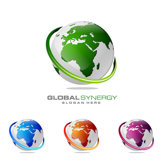 Premium Vector Global Logo