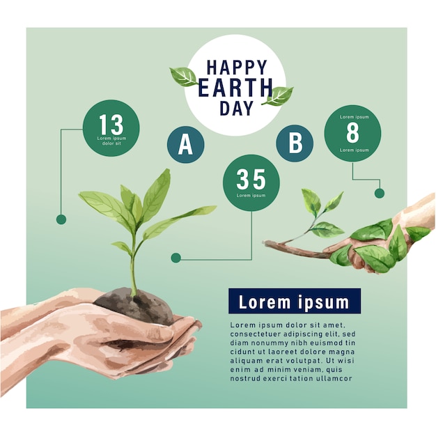 Global warming and pollution, save the world, infographic data statistic present Free Vector
