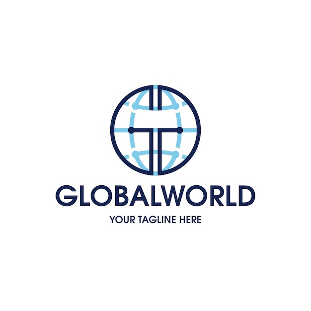 Download Free Global World Logo Template Premium Vector Use our free logo maker to create a logo and build your brand. Put your logo on business cards, promotional products, or your website for brand visibility.