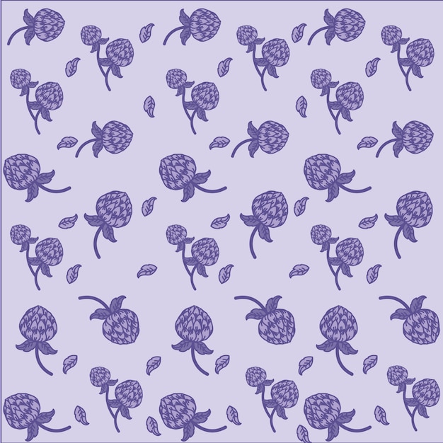 Download Globe amaranth flowers purple background | Premium Vector