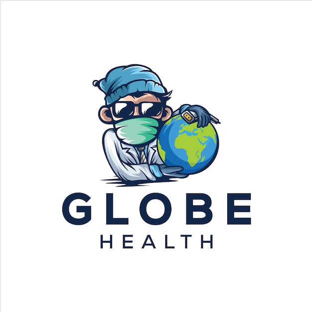 Download Free Globe Health Logo Premium Vector Use our free logo maker to create a logo and build your brand. Put your logo on business cards, promotional products, or your website for brand visibility.