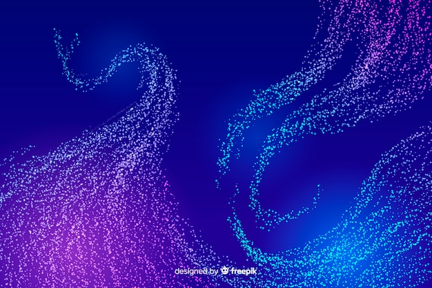 Glowing particles background Free Vector