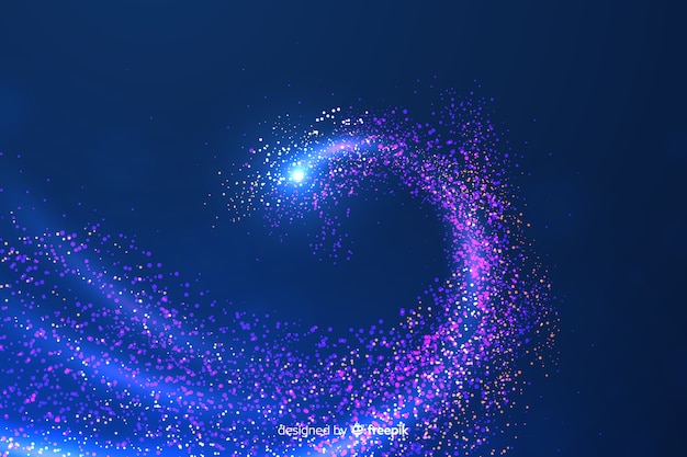 Glowing particles background | Free Vector