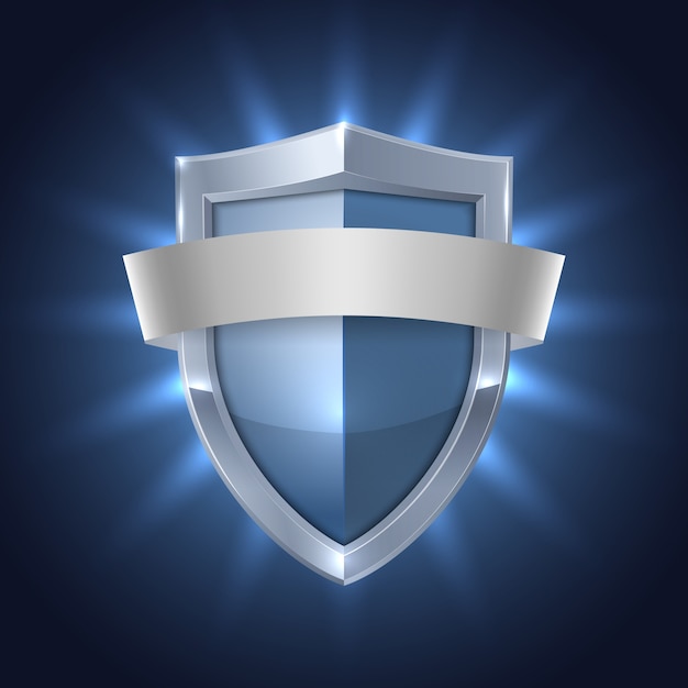 Download Free Glowing Shield With Blank Ribbon Safety Badge Free Vector Use our free logo maker to create a logo and build your brand. Put your logo on business cards, promotional products, or your website for brand visibility.