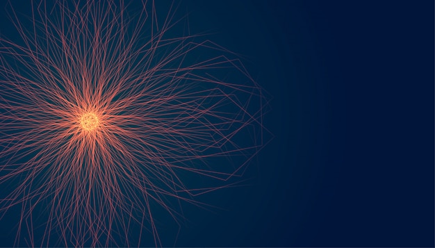 Glowing star shape with light rays burst background Free Vector