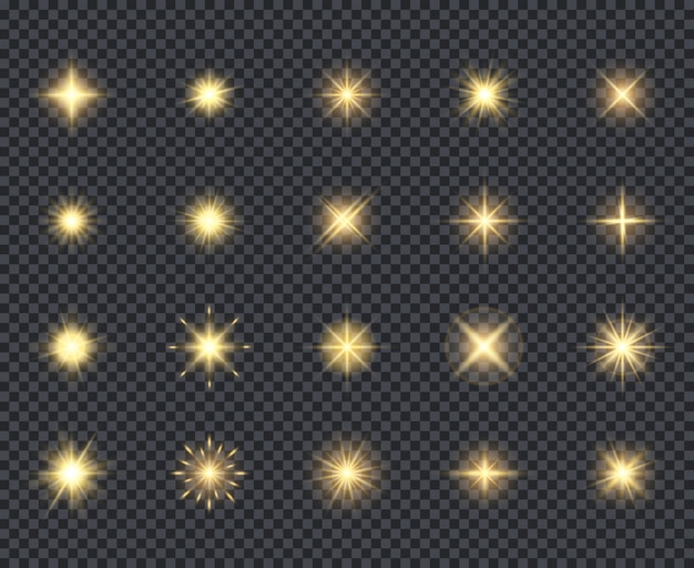 glowing star copy paste symbol