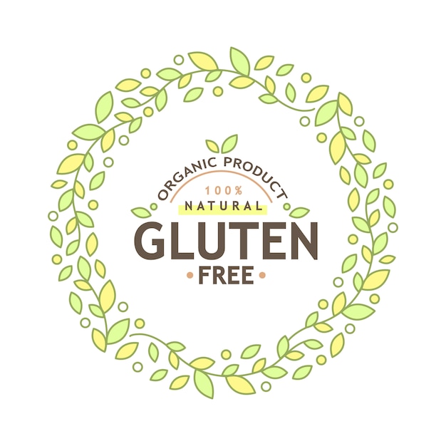 Download Free Vector | Gluten free icon, gluten free sign isolated ...