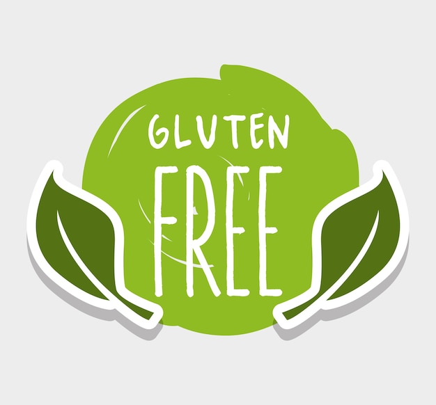 Download Free Gluten Free Message With Natural Leaves Premium Vector Use our free logo maker to create a logo and build your brand. Put your logo on business cards, promotional products, or your website for brand visibility.