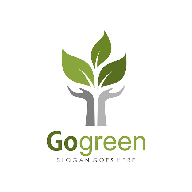 Download Free Go Green Logo Design Template Premium Vector Use our free logo maker to create a logo and build your brand. Put your logo on business cards, promotional products, or your website for brand visibility.