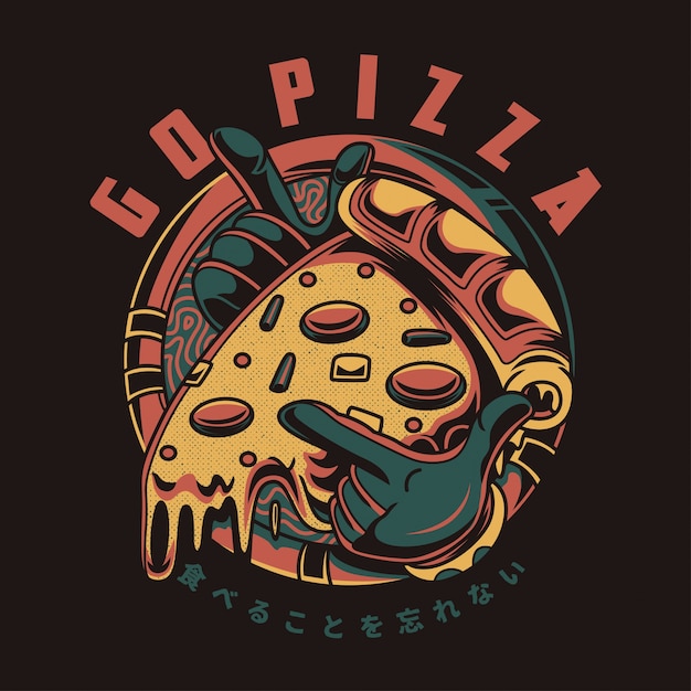 Premium Vector | Go pizza