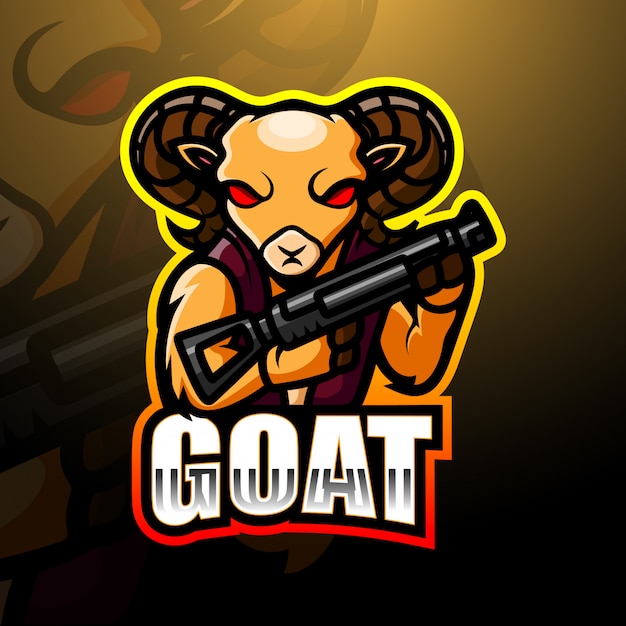 Download Free Goat Gunner Mascot Esport Logo Illustration Premium Vector Use our free logo maker to create a logo and build your brand. Put your logo on business cards, promotional products, or your website for brand visibility.