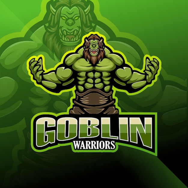 Download Free Goblin Warrior Esport Mascot Logo Premium Vector Use our free logo maker to create a logo and build your brand. Put your logo on business cards, promotional products, or your website for brand visibility.
