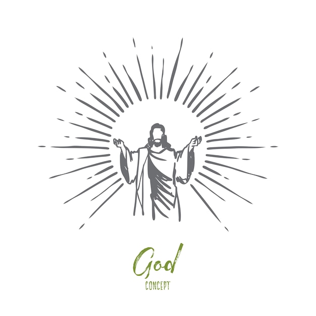 Download Premium Vector | God, jesus christ, grace, good, ascension ...