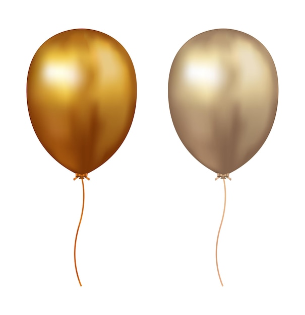 Premium Vector Gold Air Balloon Icon