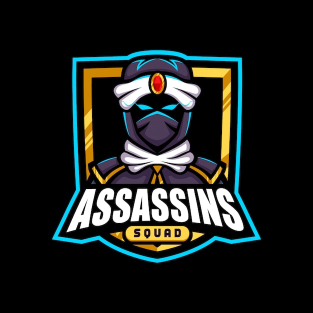 Download Free Gold Army Assasins Mascot Logo Premium Vector Use our free logo maker to create a logo and build your brand. Put your logo on business cards, promotional products, or your website for brand visibility.