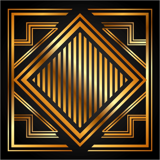 Gold background | Premium Vector