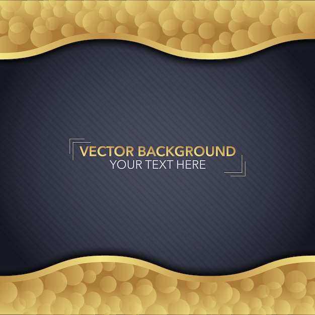 Free Vector | Gold and black background