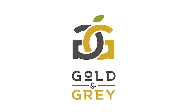 Premium Vector Gold Fruit And Initial G Logo Design