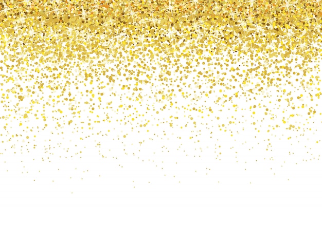 Premium Vector | Gold glitter background