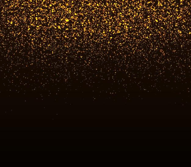 Premium Vector Gold Glitter Texture Golden Abstract Particles