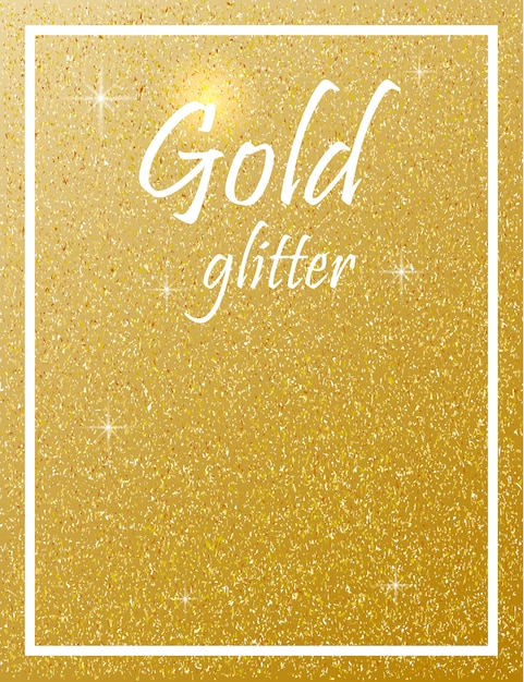 Premium Vector | Gold glitter