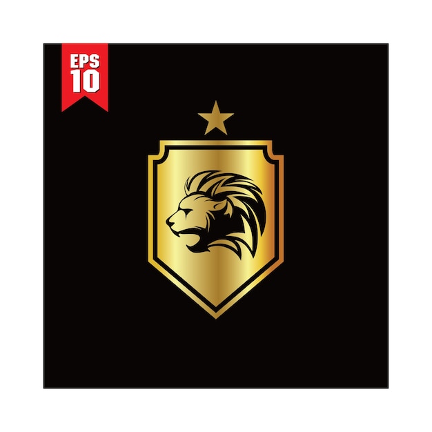 Download Free Gold Lion Head Shield Logo Premium Vector Use our free logo maker to create a logo and build your brand. Put your logo on business cards, promotional products, or your website for brand visibility.