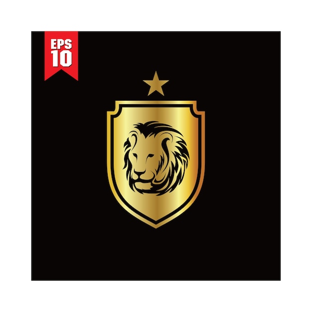 Download Free Gold Lion Shield Logo Template Premium Vector Use our free logo maker to create a logo and build your brand. Put your logo on business cards, promotional products, or your website for brand visibility.