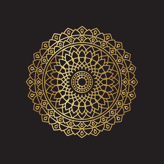 Premium Vector | Gold mandala background