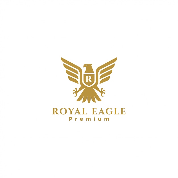 Download Free Gold Royal Eagle Badge Logo Falcon Logo Hawk Logo Eagle Use our free logo maker to create a logo and build your brand. Put your logo on business cards, promotional products, or your website for brand visibility.