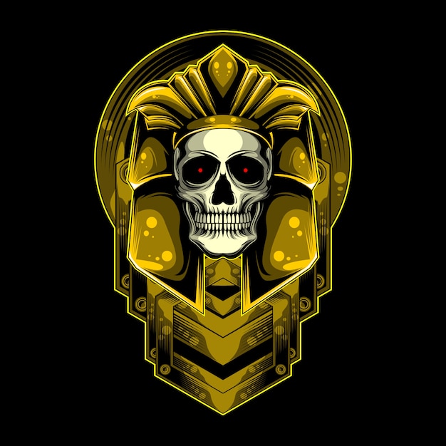 Gold and skull Vector | Premium Download