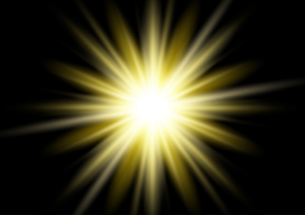 Gold starburst background | Free Vector