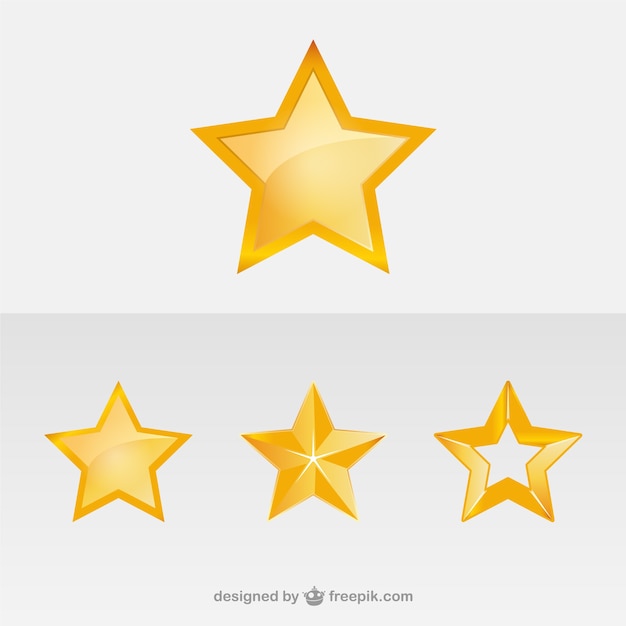 Download Free Gold Stars Collection Free Vector Use our free logo maker to create a logo and build your brand. Put your logo on business cards, promotional products, or your website for brand visibility.