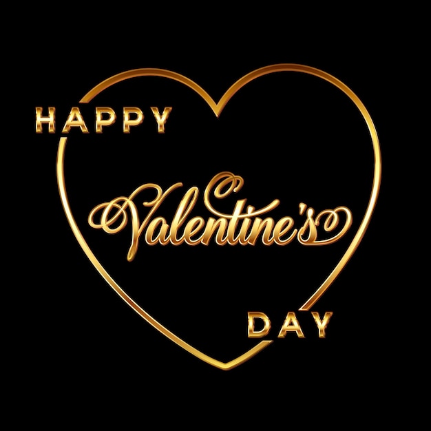 gold-valentines-day-heart-background-with-decorative-text-vector-free