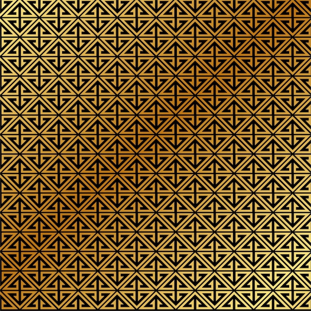Golden abstract pattern vector background Premium Vector