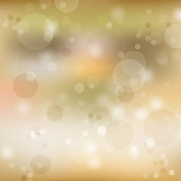 Golden blurred and bokeh background Vector | Free Download