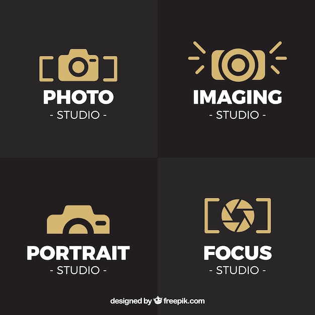Download Free Golden Camera Logo Collection Free Vector Use our free logo maker to create a logo and build your brand. Put your logo on business cards, promotional products, or your website for brand visibility.