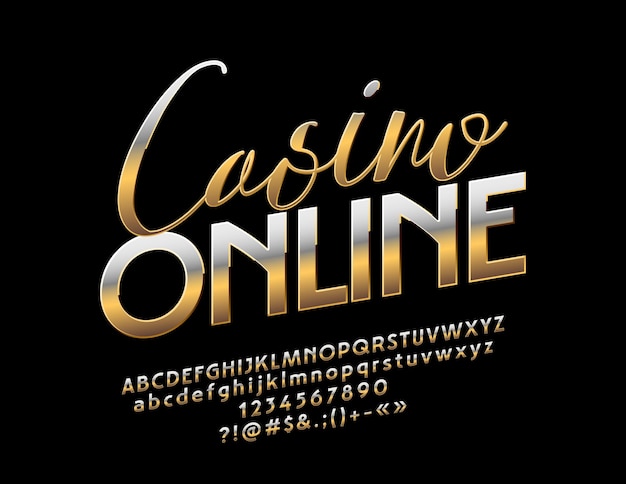 old casino fonts