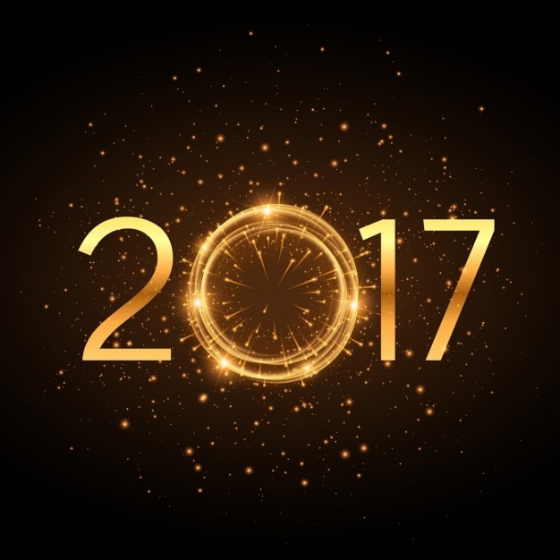Golden circle new year vintage\
background