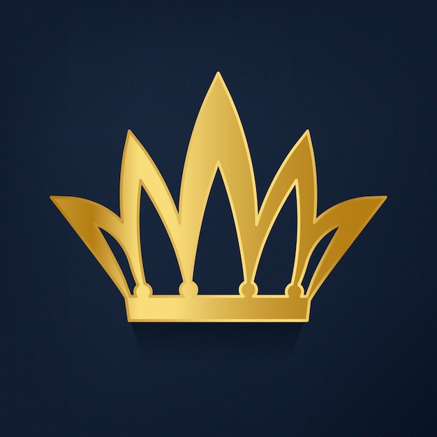 Download Free Golden Crown On Blue Background Vector Free Vector Use our free logo maker to create a logo and build your brand. Put your logo on business cards, promotional products, or your website for brand visibility.