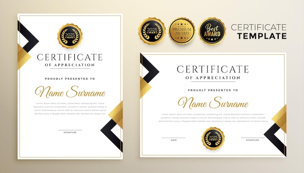 best certificate design