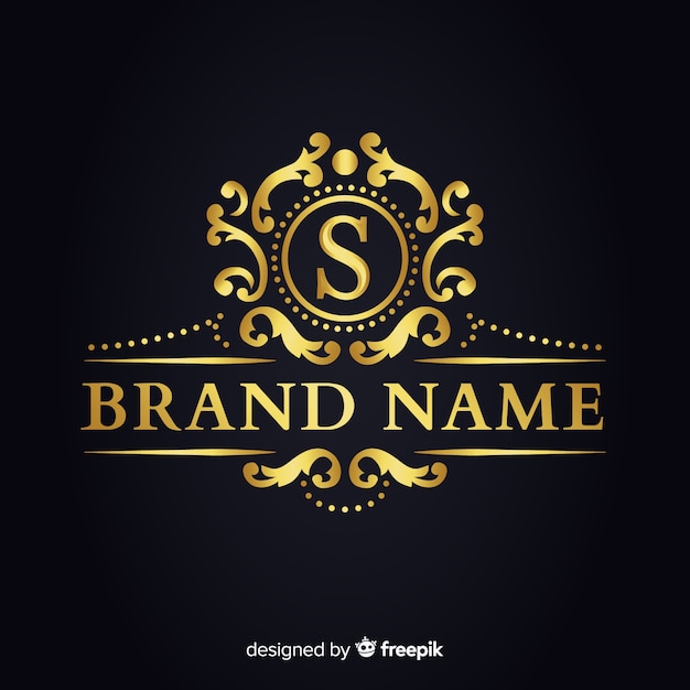 Download Free Golden Elegant Logo Template For Companies Free Vector Use our free logo maker to create a logo and build your brand. Put your logo on business cards, promotional products, or your website for brand visibility.