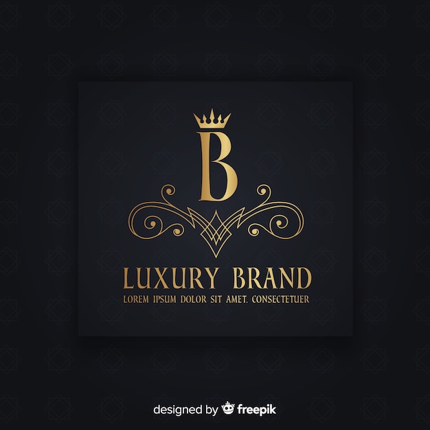Download Free Download This Free Vector Golden Elegant Logo Template With Use our free logo maker to create a logo and build your brand. Put your logo on business cards, promotional products, or your website for brand visibility.