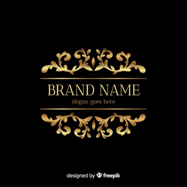 Download Free Download This Free Vector Golden Elegant Logo Template With Use our free logo maker to create a logo and build your brand. Put your logo on business cards, promotional products, or your website for brand visibility.