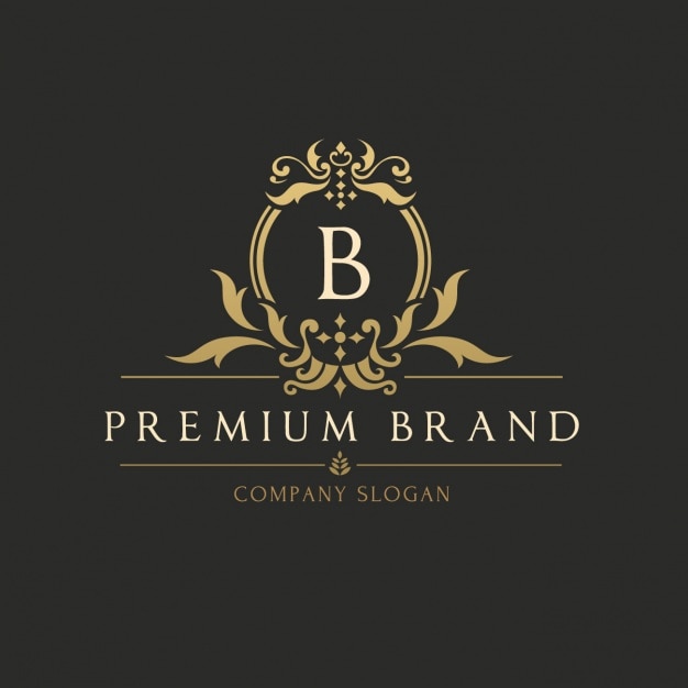 Download Free Vector | Golden elegant logo template