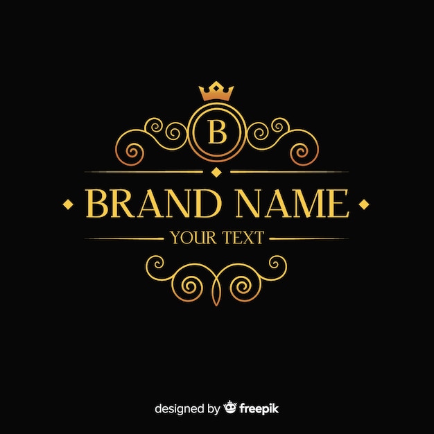 Download Free Download This Free Vector Golden Elegant Logo Template Use our free logo maker to create a logo and build your brand. Put your logo on business cards, promotional products, or your website for brand visibility.
