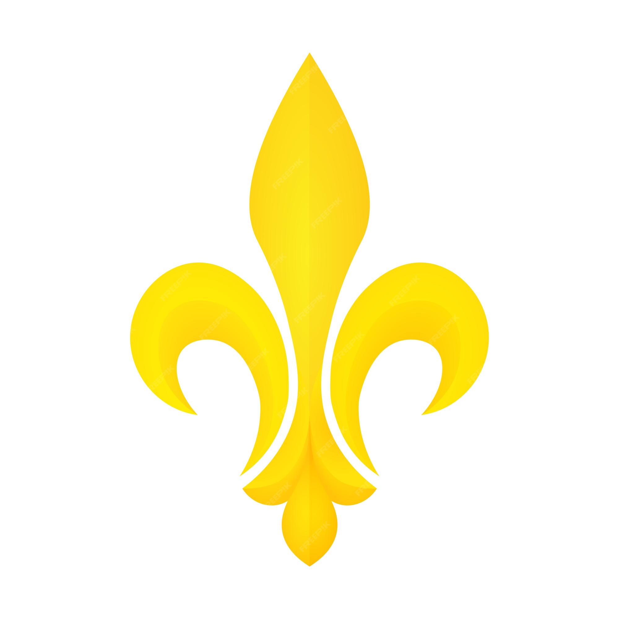 Premium Vector | Golden fleur-de-lis symbol. mardi gras or fat tuesday ...