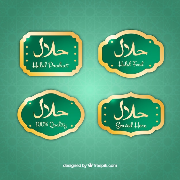 Download Free Golden Halal Label Collection With Flat Design Free Vector Use our free logo maker to create a logo and build your brand. Put your logo on business cards, promotional products, or your website for brand visibility.