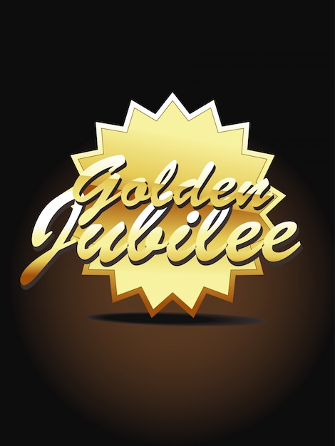 golden-jubilee-design-vector-free-download