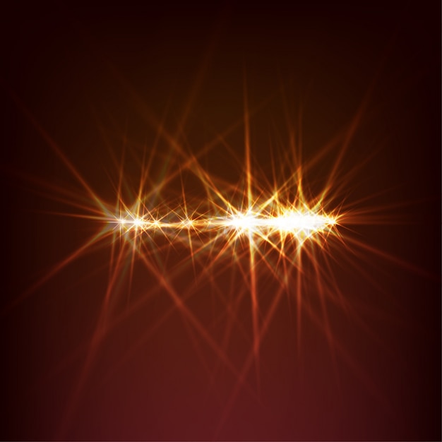 Premium Vector | Golden light burst background